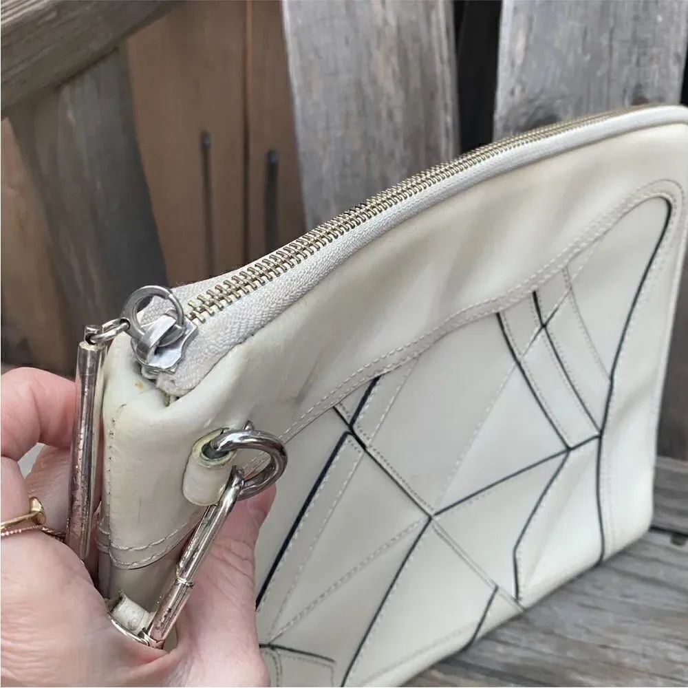 3.1 Philllip Lim Axial Patchwork Zip Clutch - Picture 8 of 12